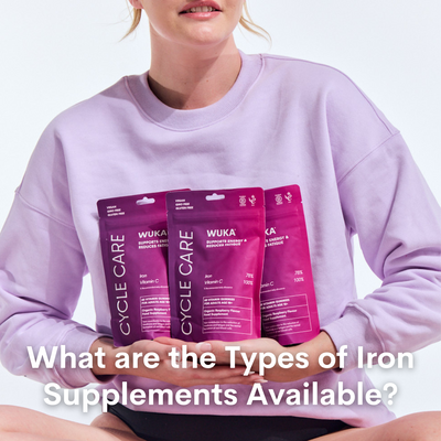 What are the types of iron supplements available?