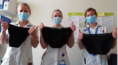 A huge thank you "Period Pants for frontline NHS"