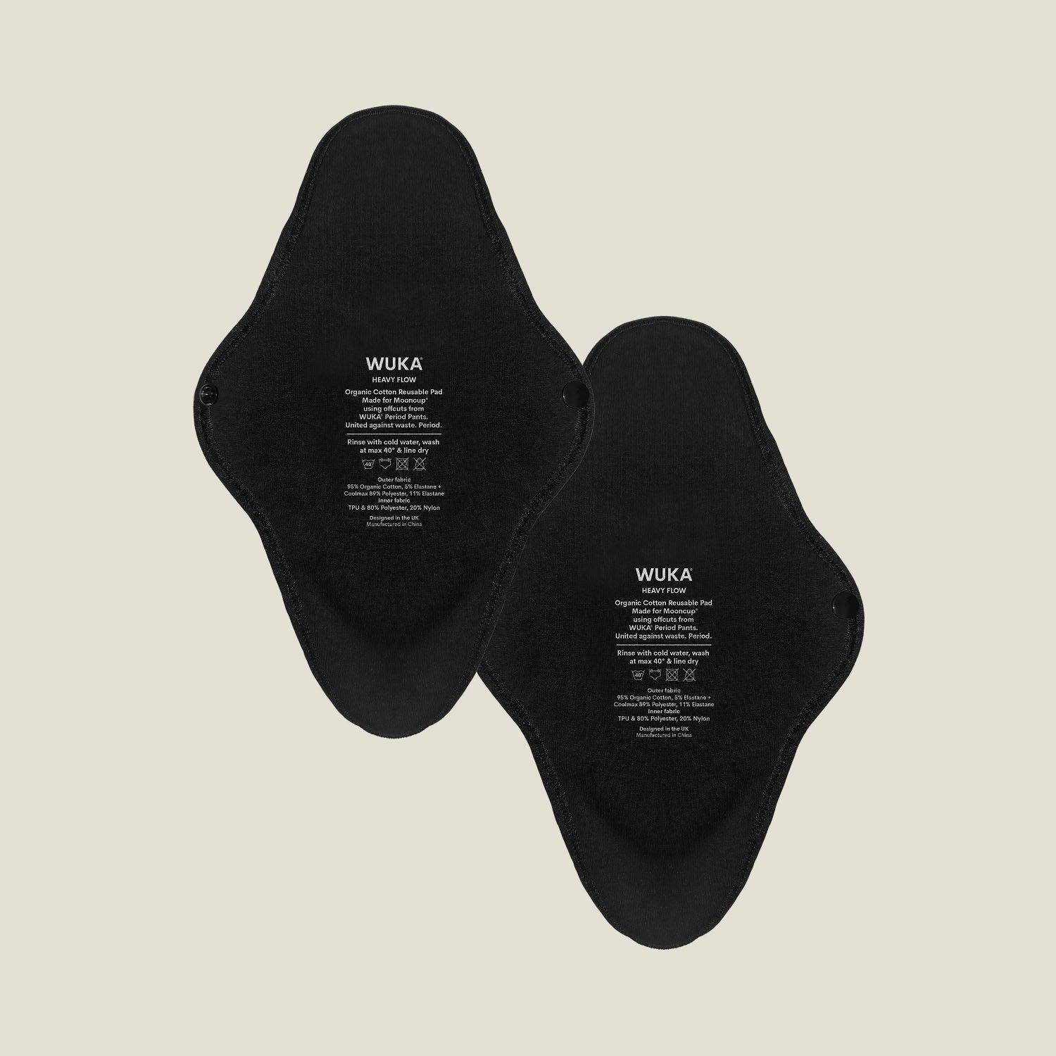 WUKA Reusable Period Pads - Heavy Flow