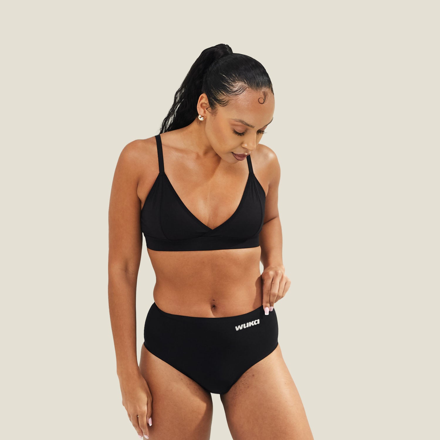 Stretch Seamless Period Underwear Midi Brief Medium