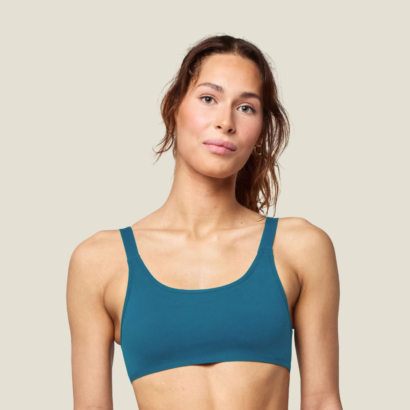 WUKA Teen Swim Bikini Top Blue