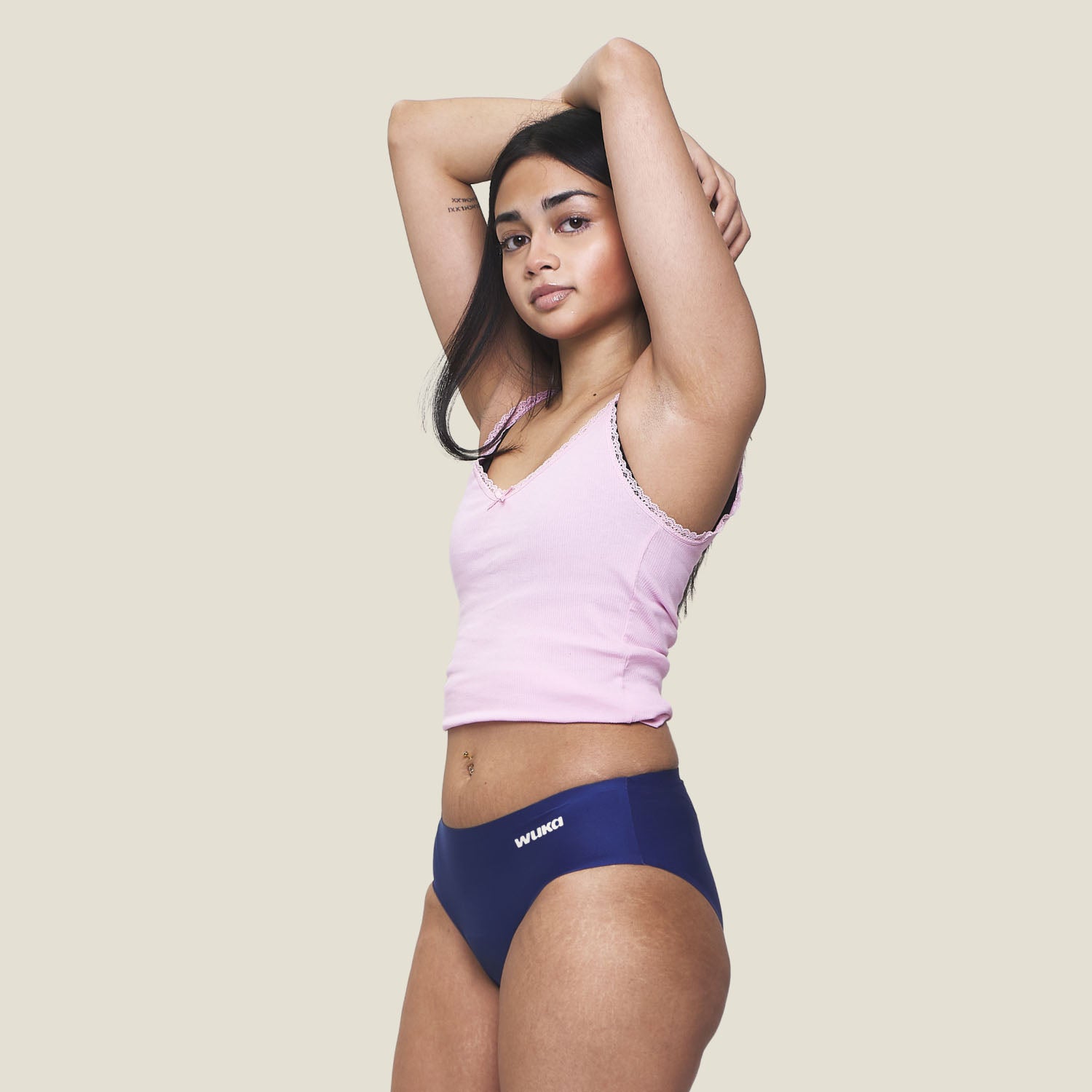 Teen Stretch Seamless Brief Heavy - Blue