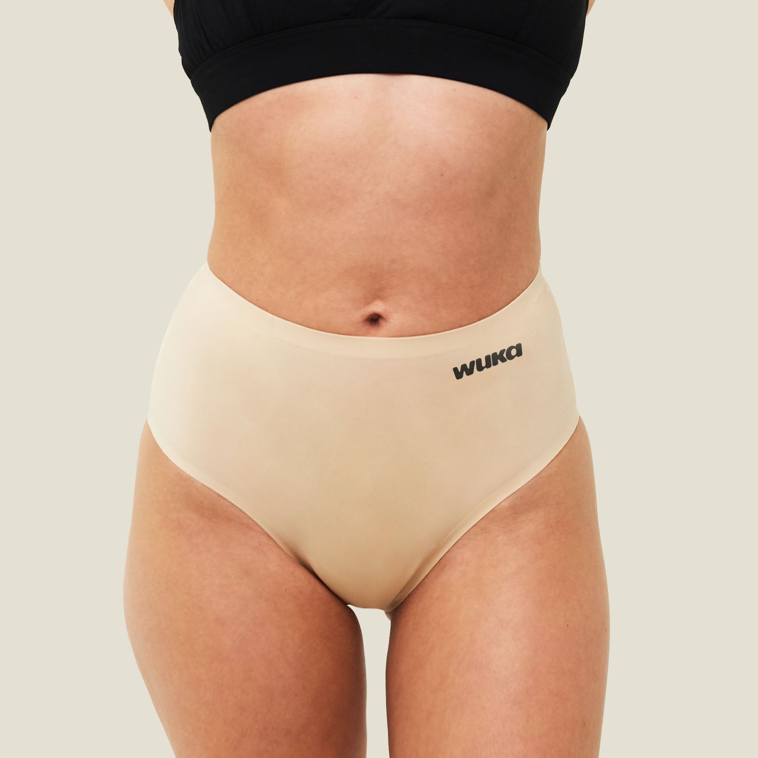 Teen Stretch Seamless Period Brief Heavy Light Nude