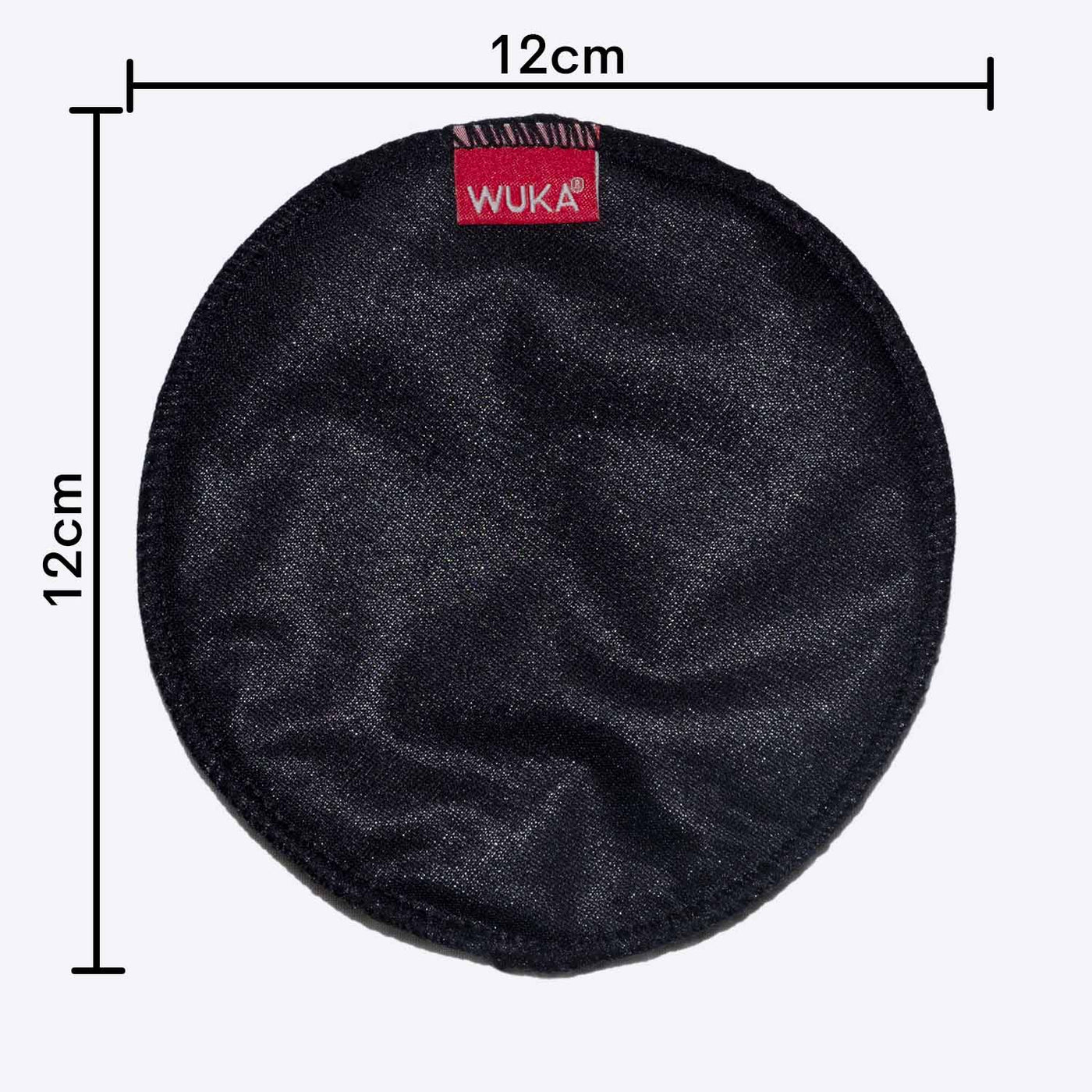 WUKA Nursing Pads - 6 Pack - Black Colour - Pad Front