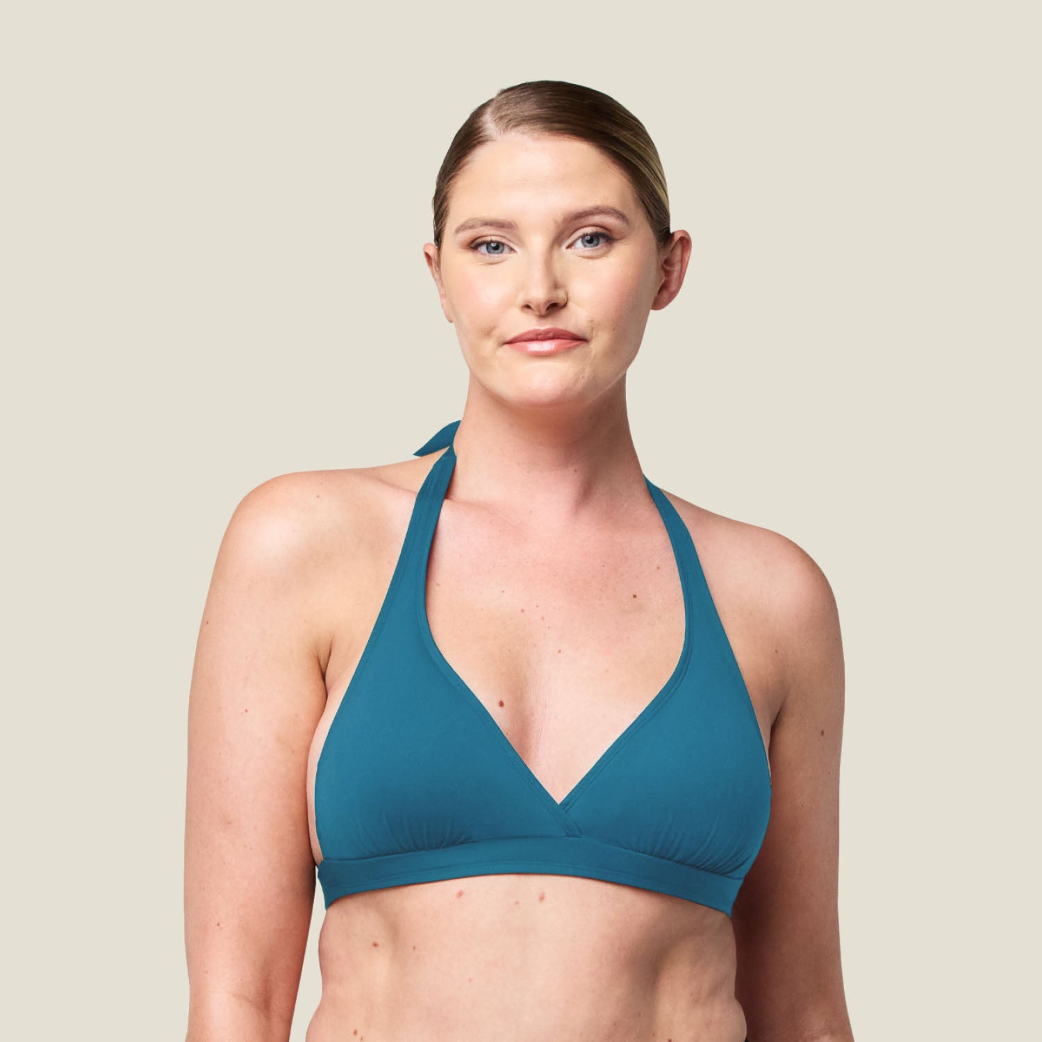 Tie-Back Bikini Top Blue - Swimwear