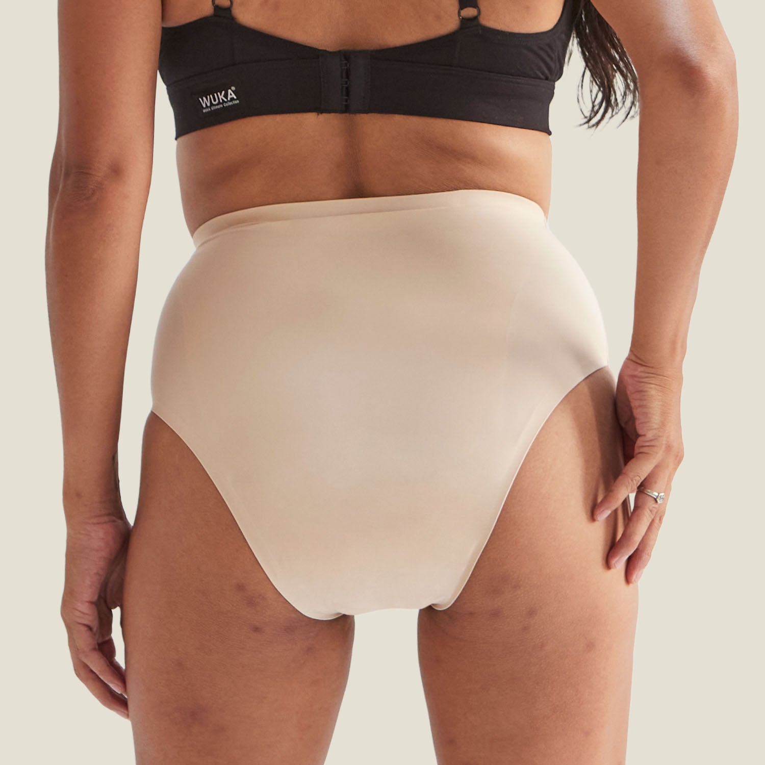 DryTech Midi Brief - Light Leaks & Incontinence - Light Nude | WUKA