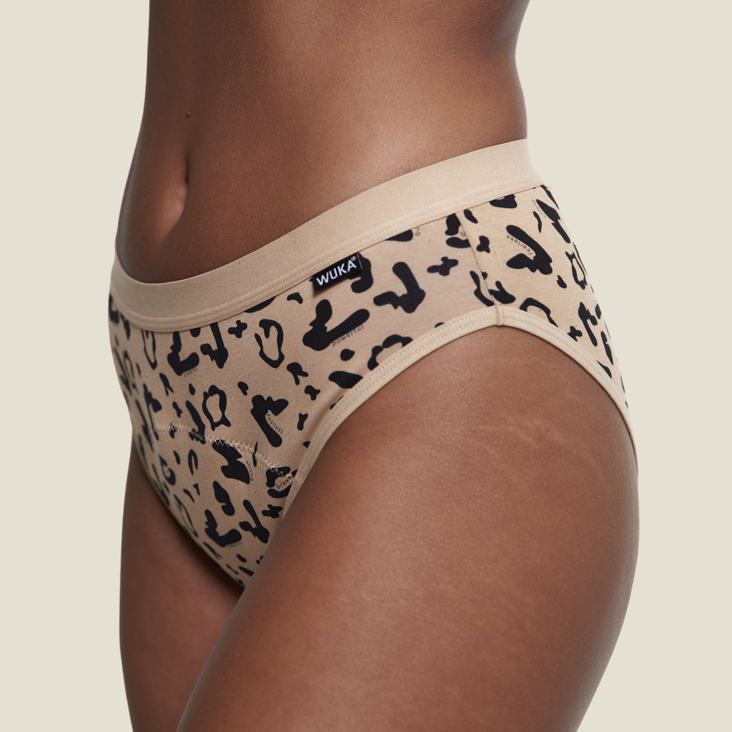 Leopard Print Bikini Period Pants - Heavy Flow