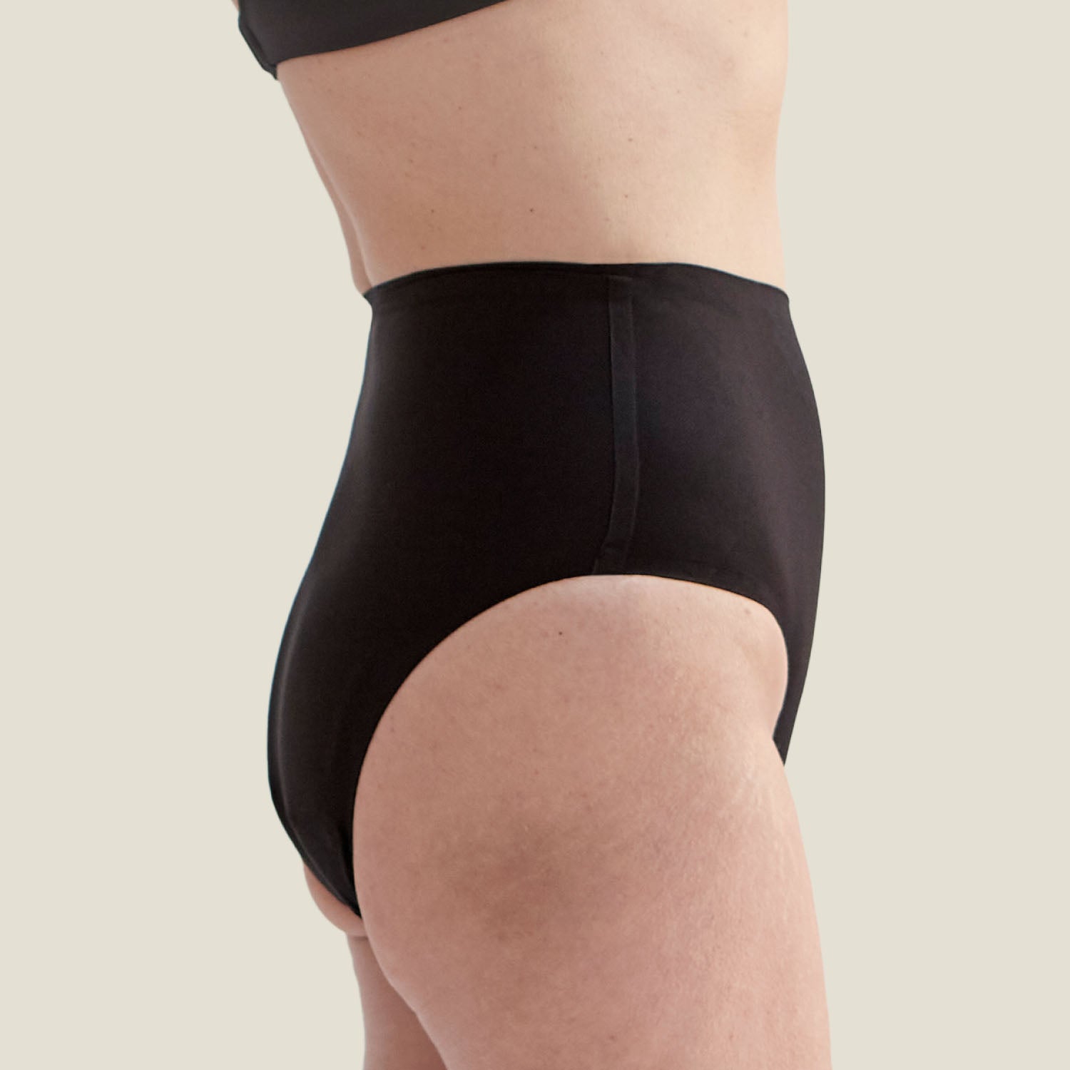 DryTech High Waist Underwear- Light Leaks & Incontinence - Black