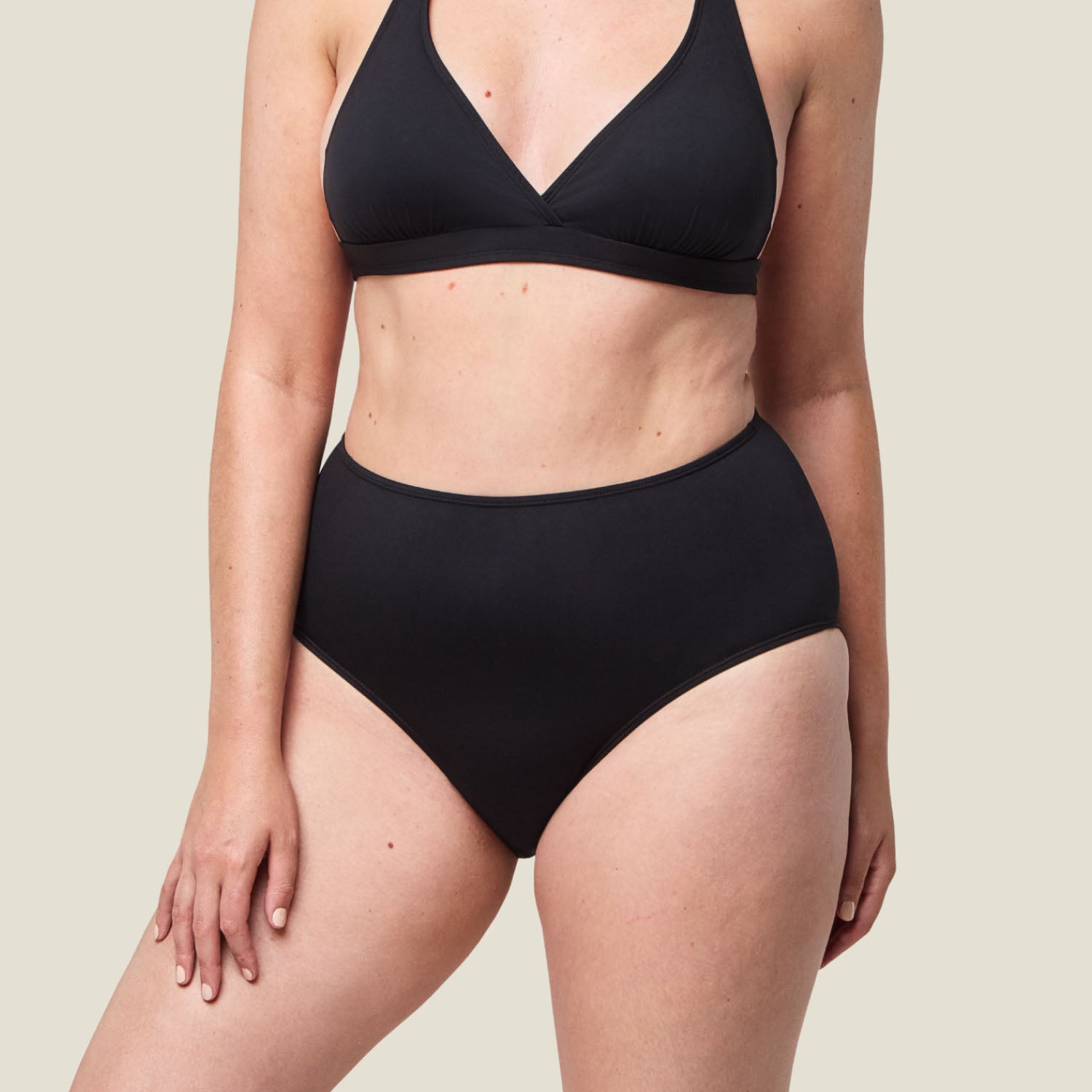 Period Swim High Waist - Black