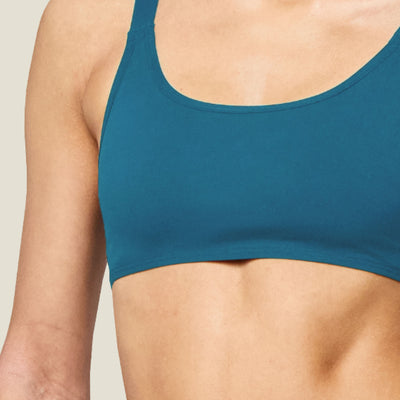 WUKA Teen Swim Bikini Top Blue
