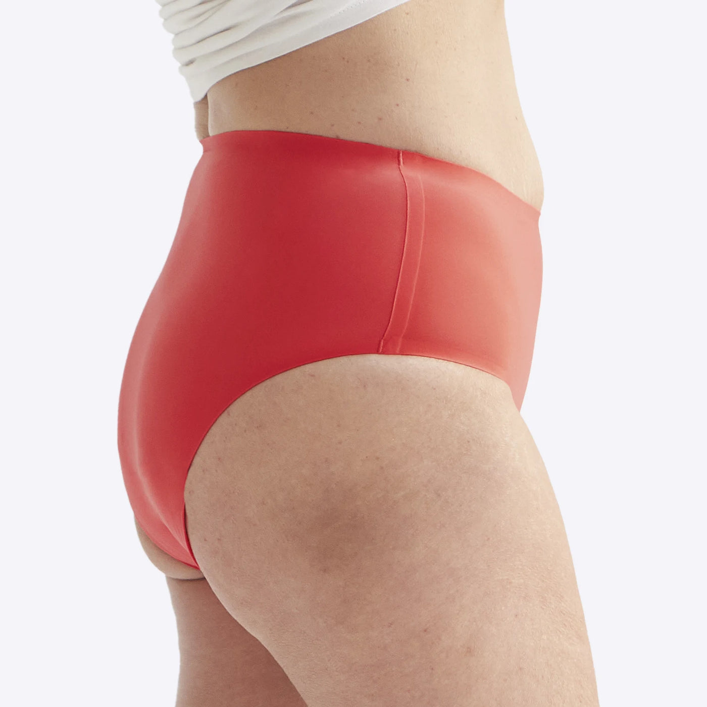 WUKA Drytech Midi Brief Incontinence Pants Style Coral Pink Colour Side