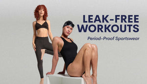 Wuka period-proof perform sportswear for leak-free workouts