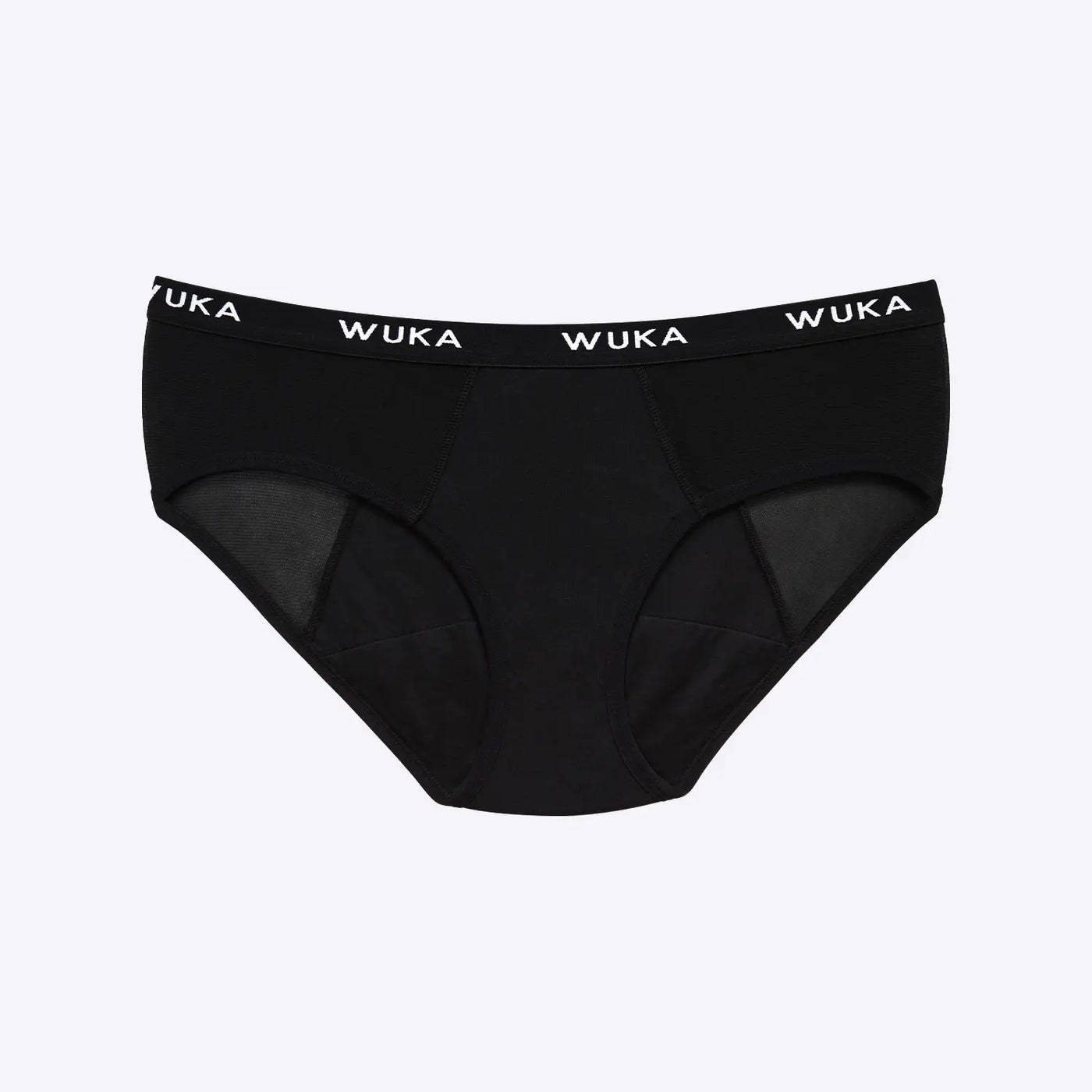 WUKA Ultimate Midi Brief Period Pants Style Medium Flow Black Colour