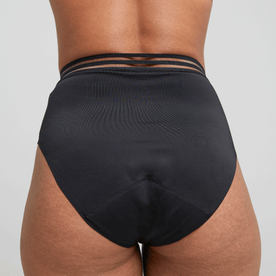 WUKA Re-Purpose High Waist Period Pants Style Heavy Flow Black Colour Back