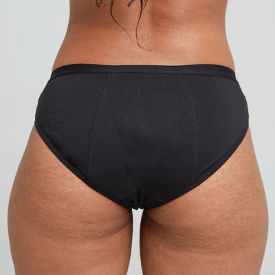 WUKA Ultimate™ Bikini 3 Pack Period Pants Style Black Colour Back