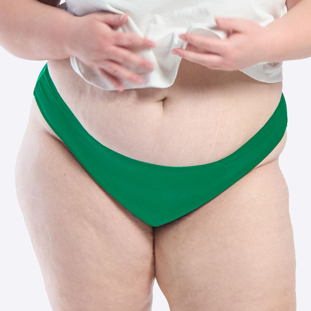 Period Proof Swimwear - Swim Bikini Bottom - Green